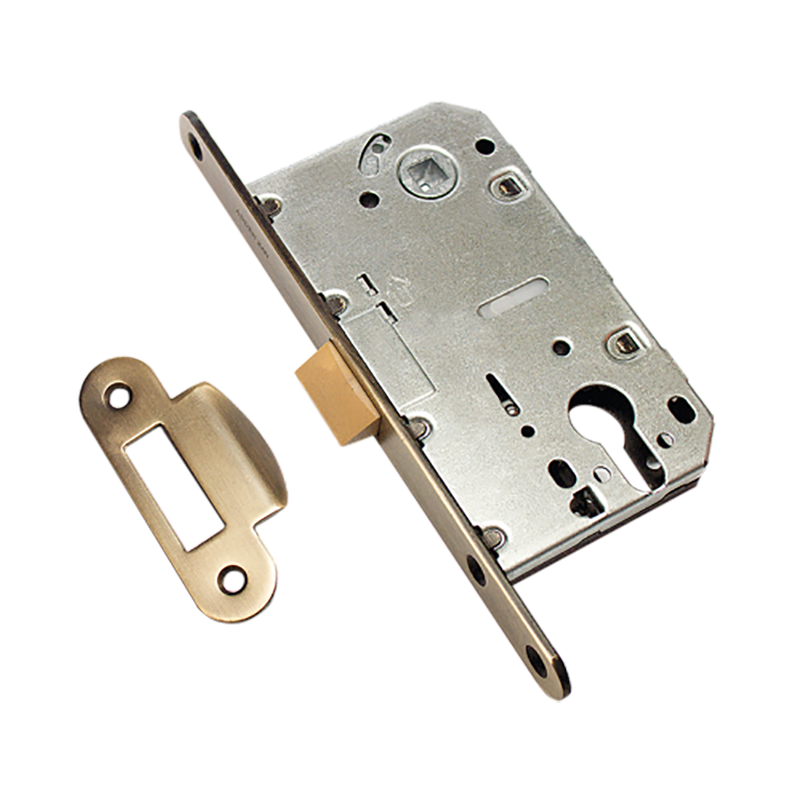 Защелка врезная под ключевой цилиндр KEY 418 BRONZE