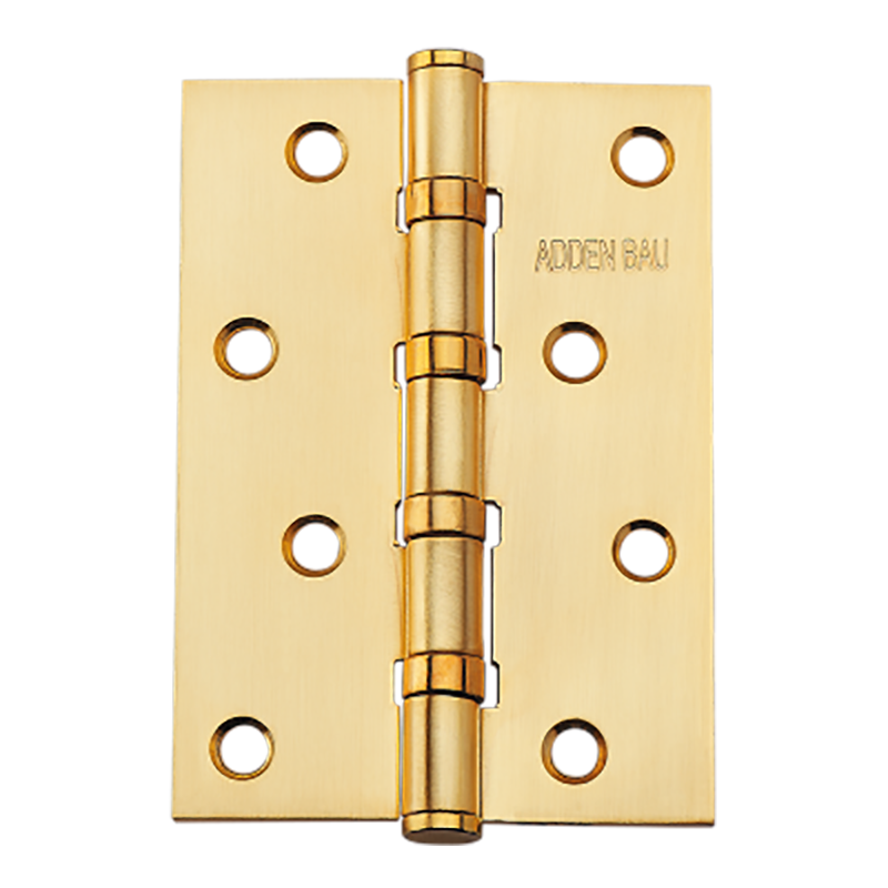 Петля дверная универсальная с четырьмя подшипниками 100x70x2,5 4BB SATIN GOLD